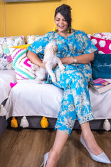 MIDNIGHT BLISS KAFTAN SET