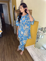 MIDNIGHT BLISS KAFTAN SET