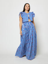 BLUISH SKIRT SET
