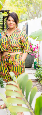 SAFARI PLUS SIZE SHORTS SET