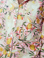 FURRY BLOOM PAJAMA SET