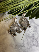 RUPEE OXIDISED EARRINGS