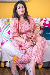 PEACHY DREAM KAFTAN SET