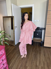 PEACHY DREAM KAFTAN SET