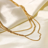 TRIO LAYER NECKLACE SET