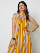 CLOVER BACKLESS DRESS