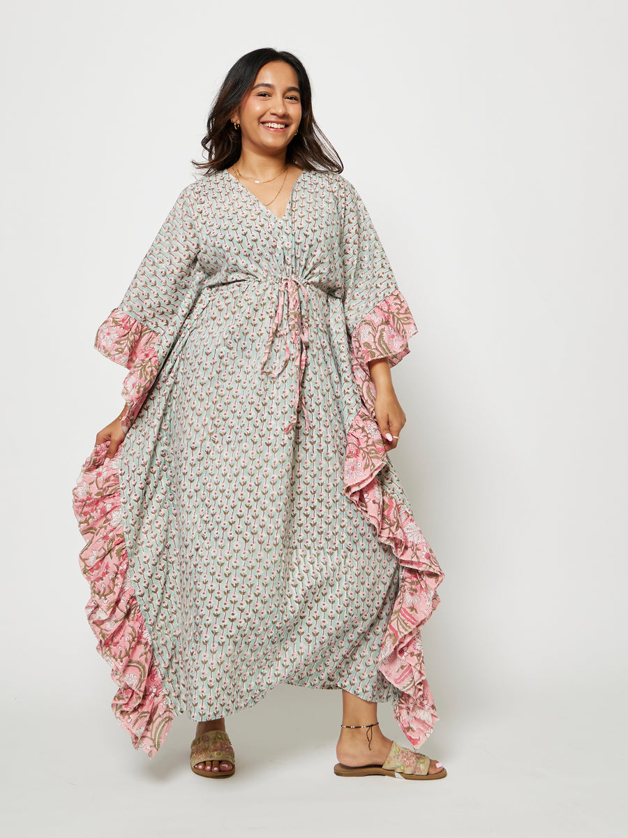 LIYANA FRILL KAFTAN