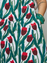 AUREA HI NECK DRESS