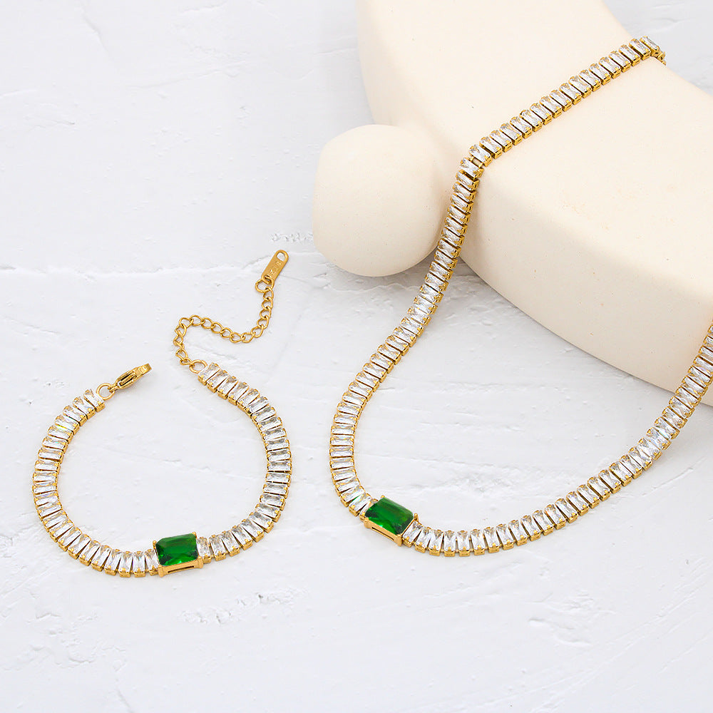ZIR GREEN CHOKER
