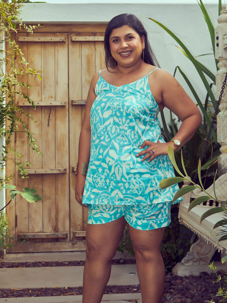 SEAGLASS CAMI SHORTS SET