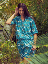 BLOOM BURST SHORTS SET