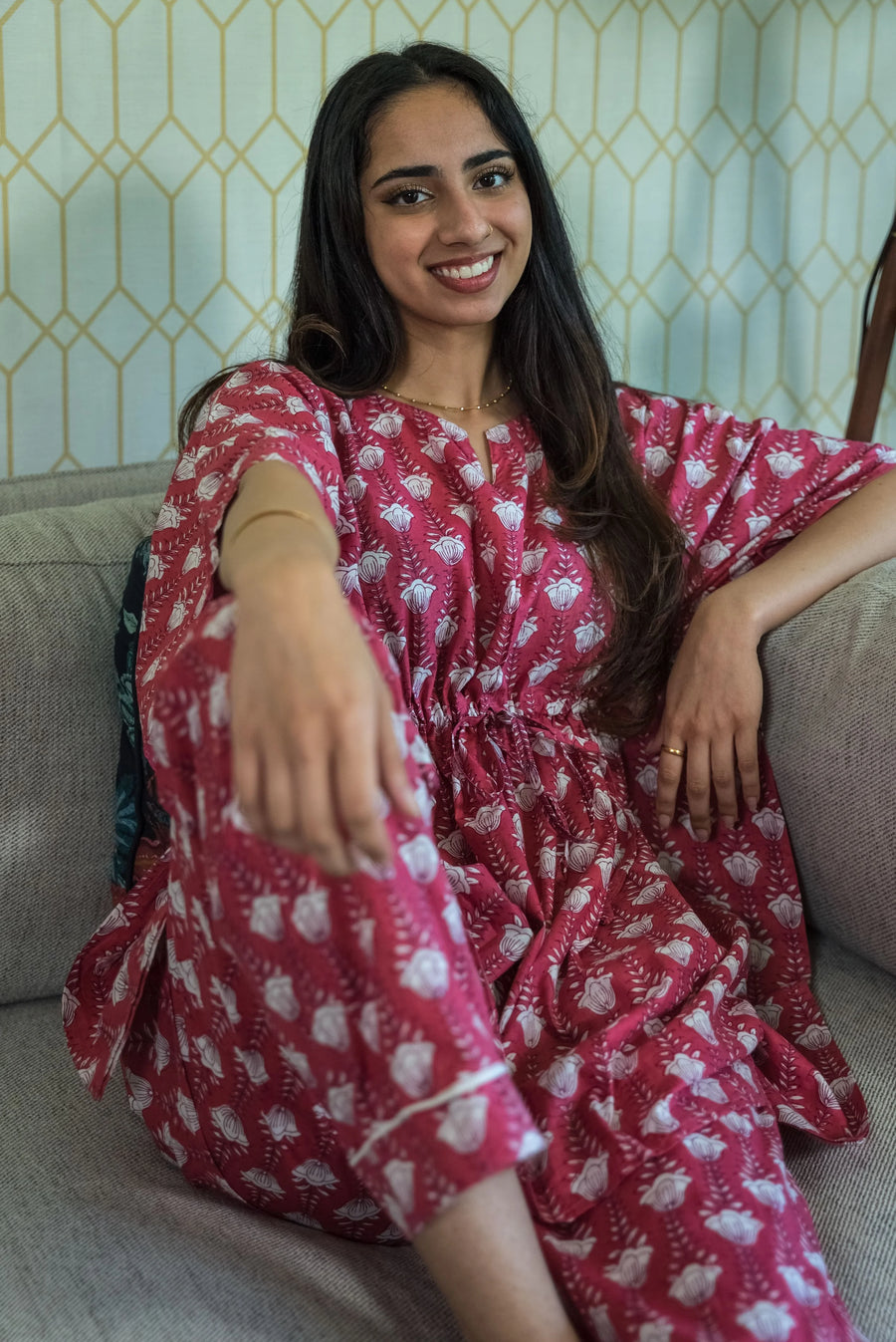 COZY VIBE KAFTAN SET