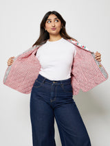 FEATHER WEAVE COTTON JACKET