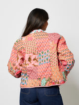 FEATHER WEAVE COTTON JACKET