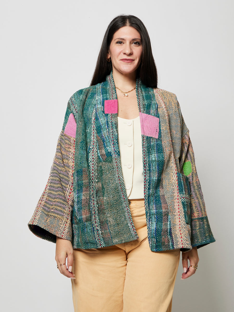 FOLK KANTHA JACKET