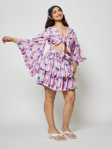 HIBISCUS SHORT SKIRT SET