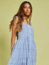POLKA MIDI DRESS