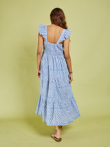 POLKA MIDI DRESS