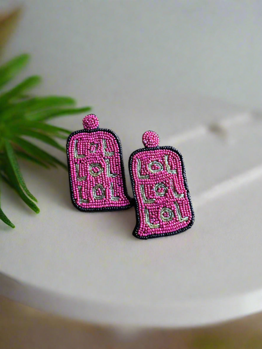 LOL BEADED EARRINGS