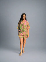 PETAL PAWS PAJAMA SET