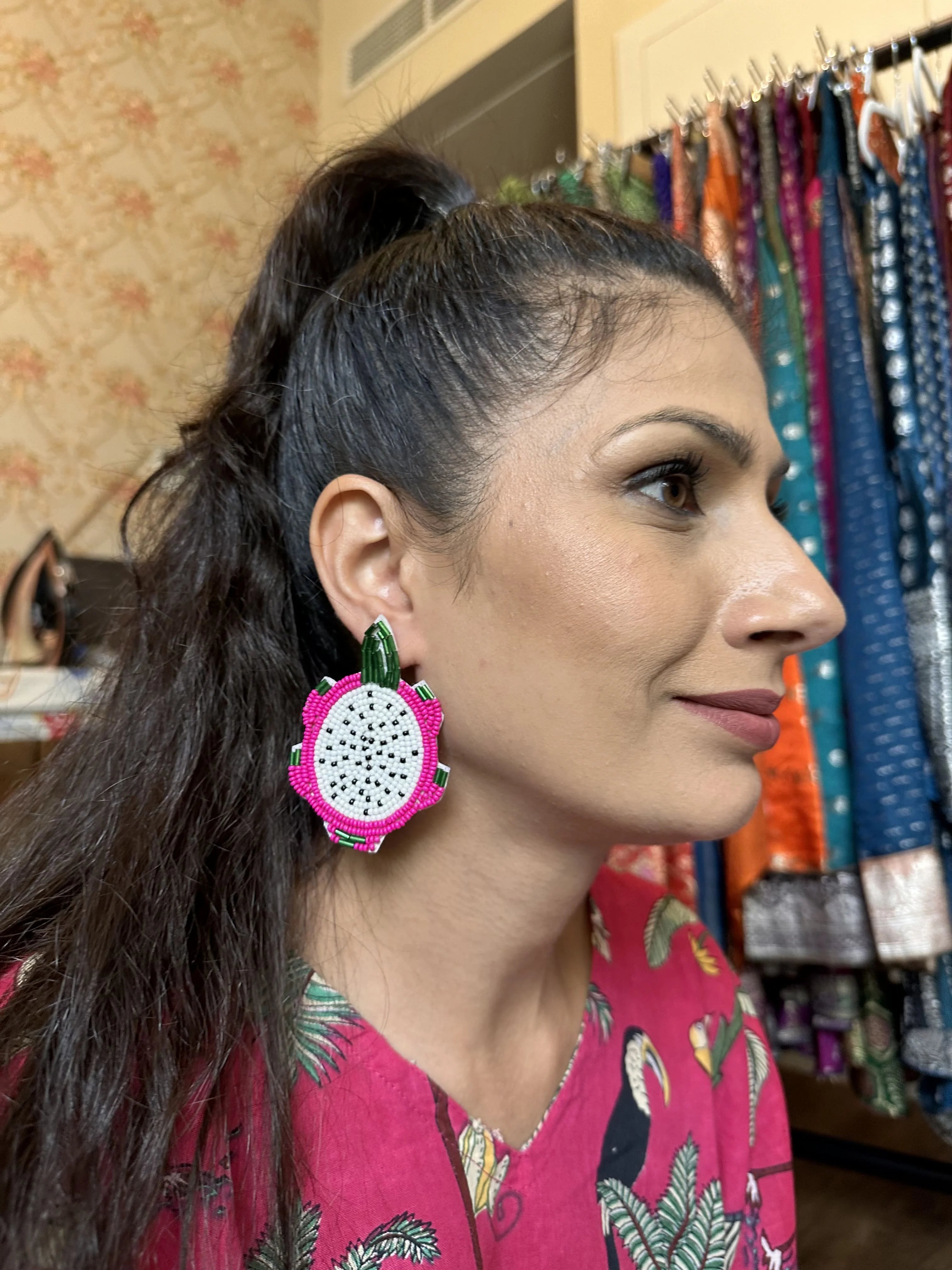 DRAGON FRUIT EARRINGS