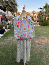 ECHOES QUILTED TOTE BAG