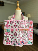 PATCHED TOTE BAG