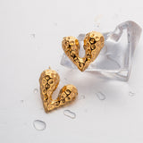 OPAL HEART EARRINGS