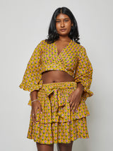 MANGO HAZE SHORT SKIRT SET