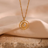 SUN MOON NECKLACE