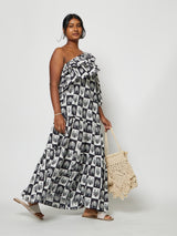 NOIR MIDI DRESS