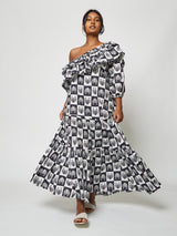 NOIR MIDI DRESS