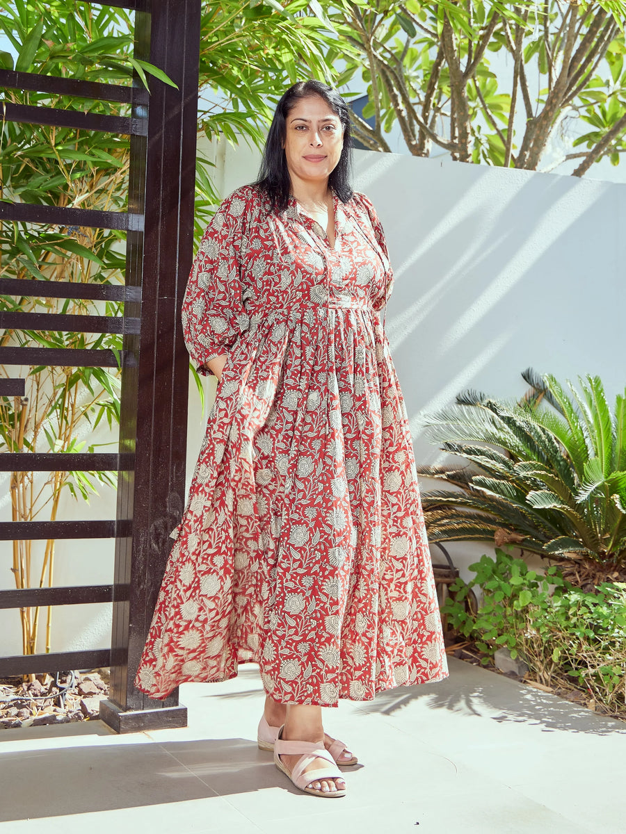 OPAL MIDI DRESS