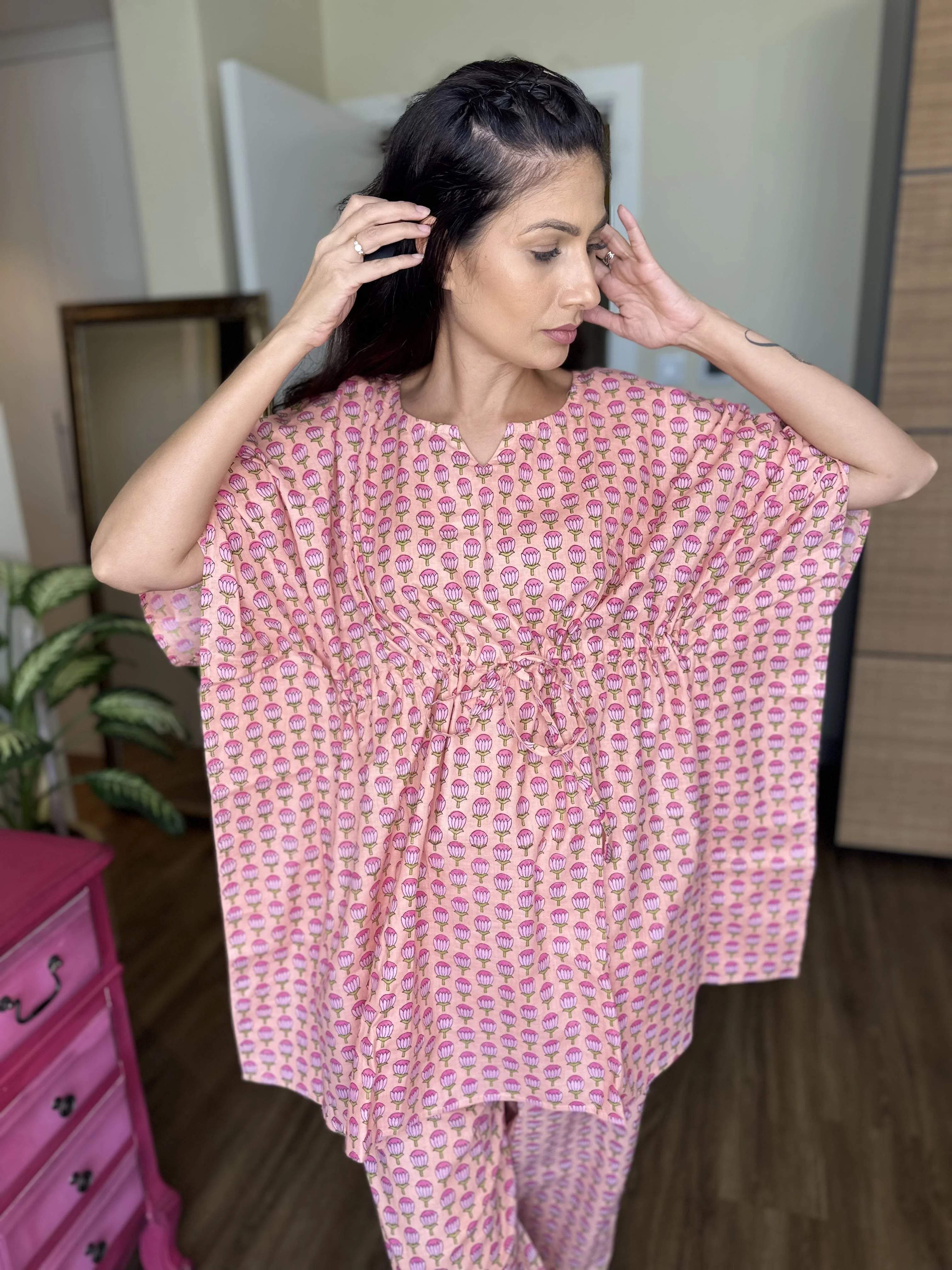 PEACHY DREAM KAFTAN SET