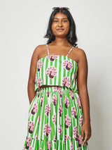 PEACOCK SKIRT SET