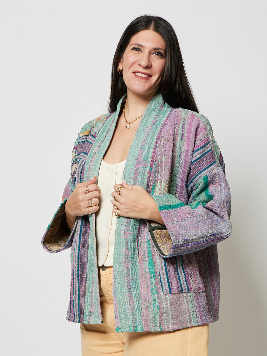 RUSTIC KANTHA JACKET