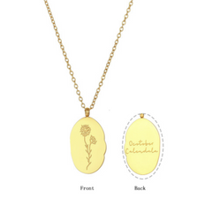 FLOWER MONTH NECKLACE
