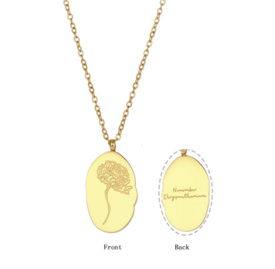 FLOWER MONTH NECKLACE