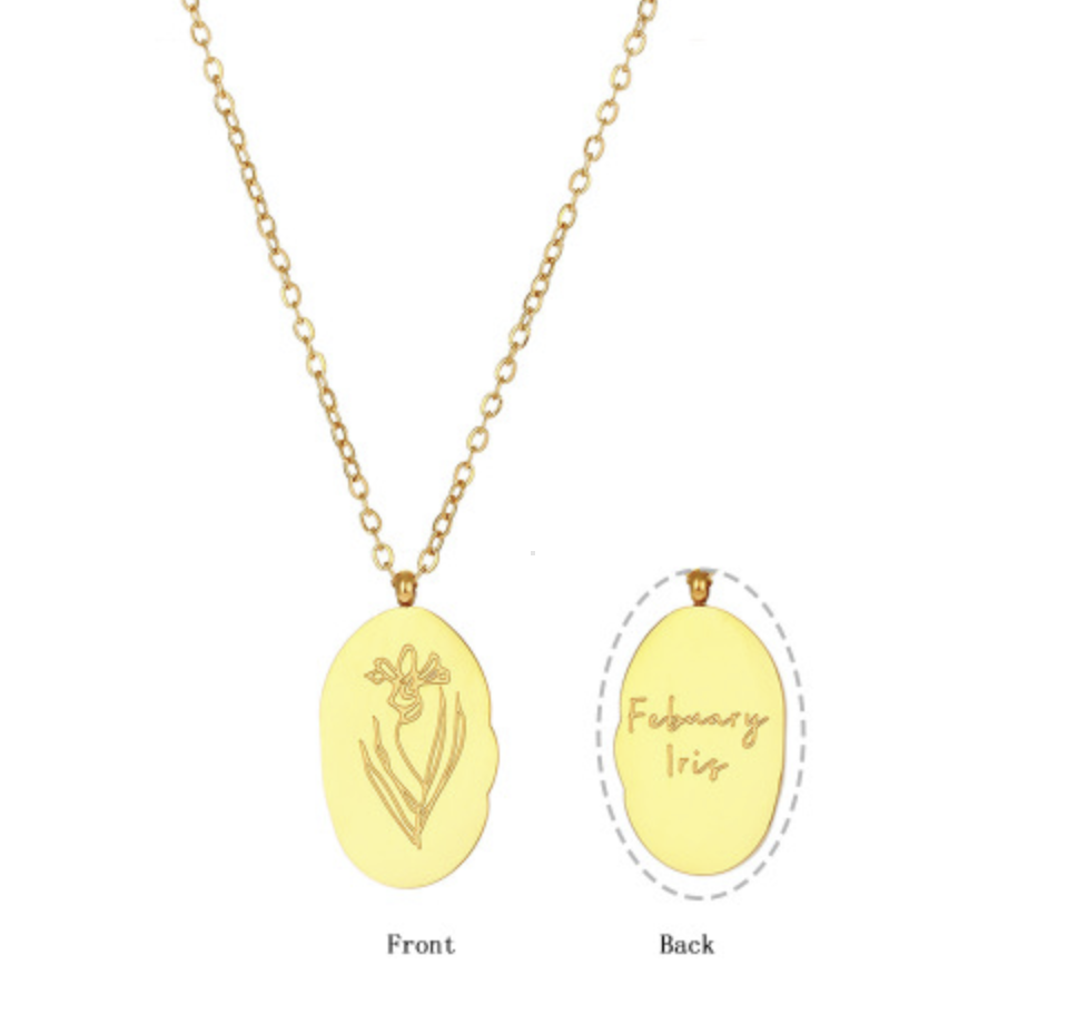 FLOWER MONTH NECKLACE