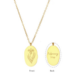 FLOWER MONTH NECKLACE