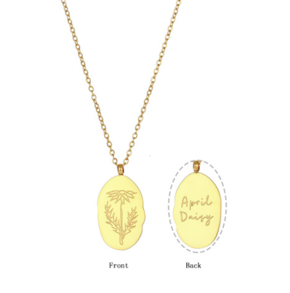 FLOWER MONTH NECKLACE