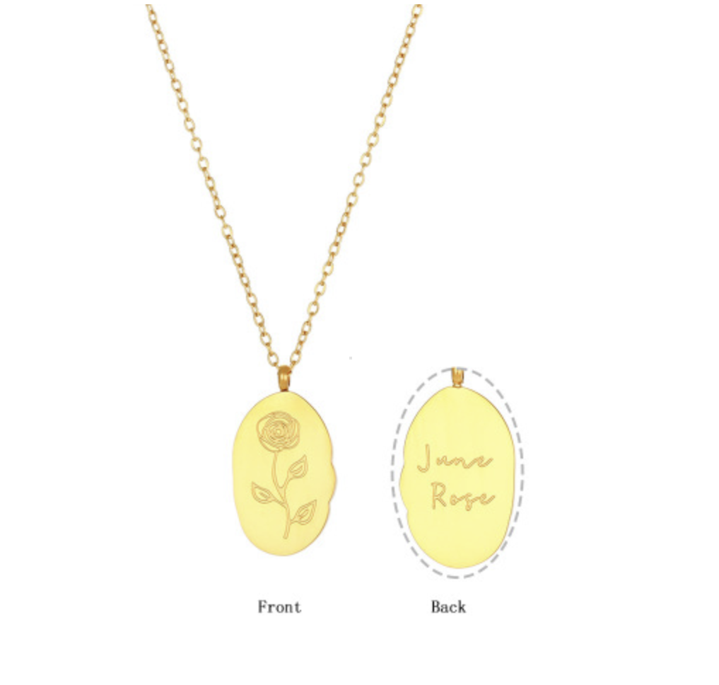 FLOWER MONTH NECKLACE