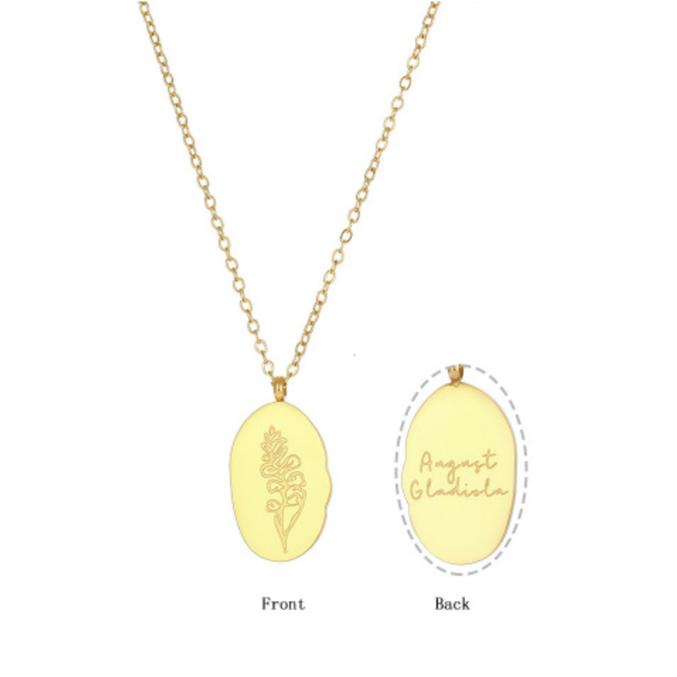 FLOWER MONTH NECKLACE