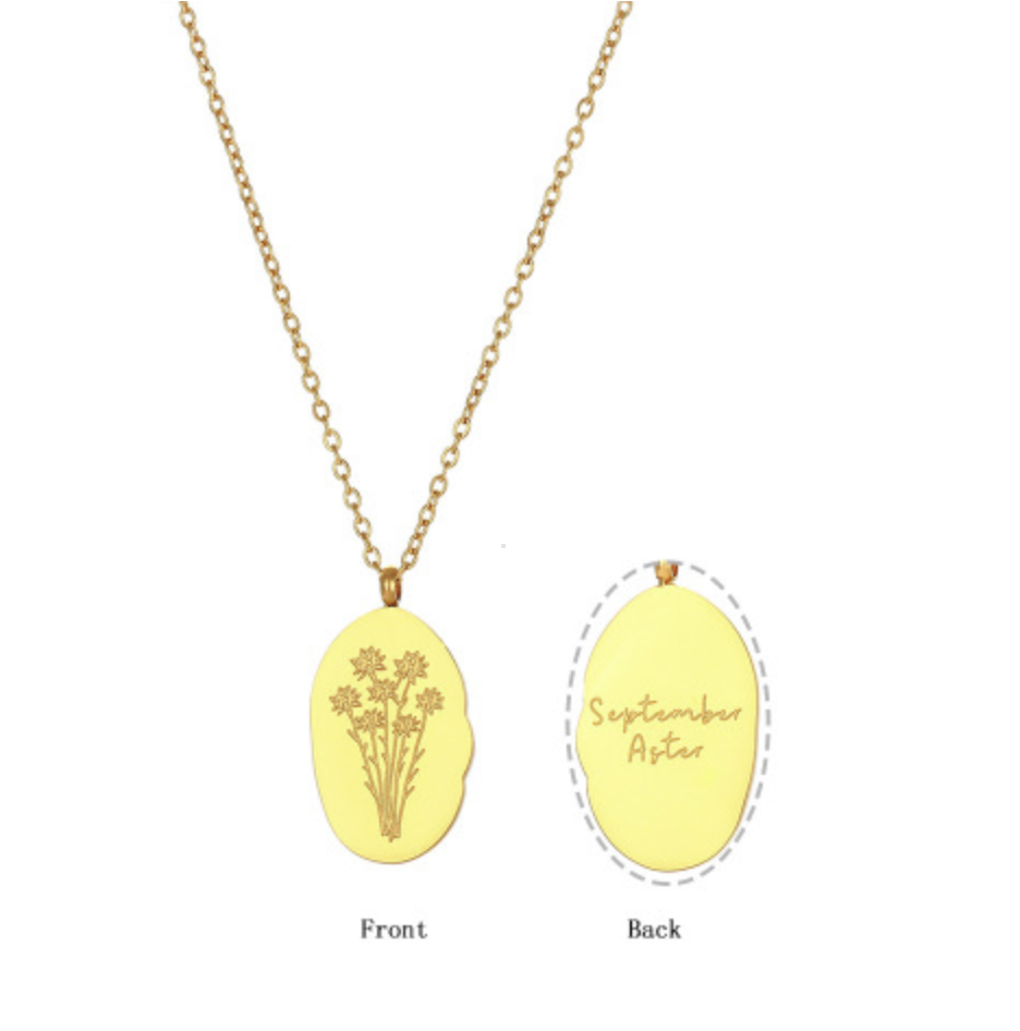 FLOWER MONTH NECKLACE