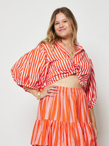 TANGERINE SKIRT SET
