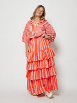 TANGERINE SKIRT SET