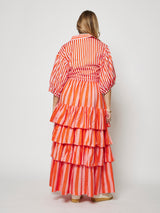 TANGERINE SKIRT SET