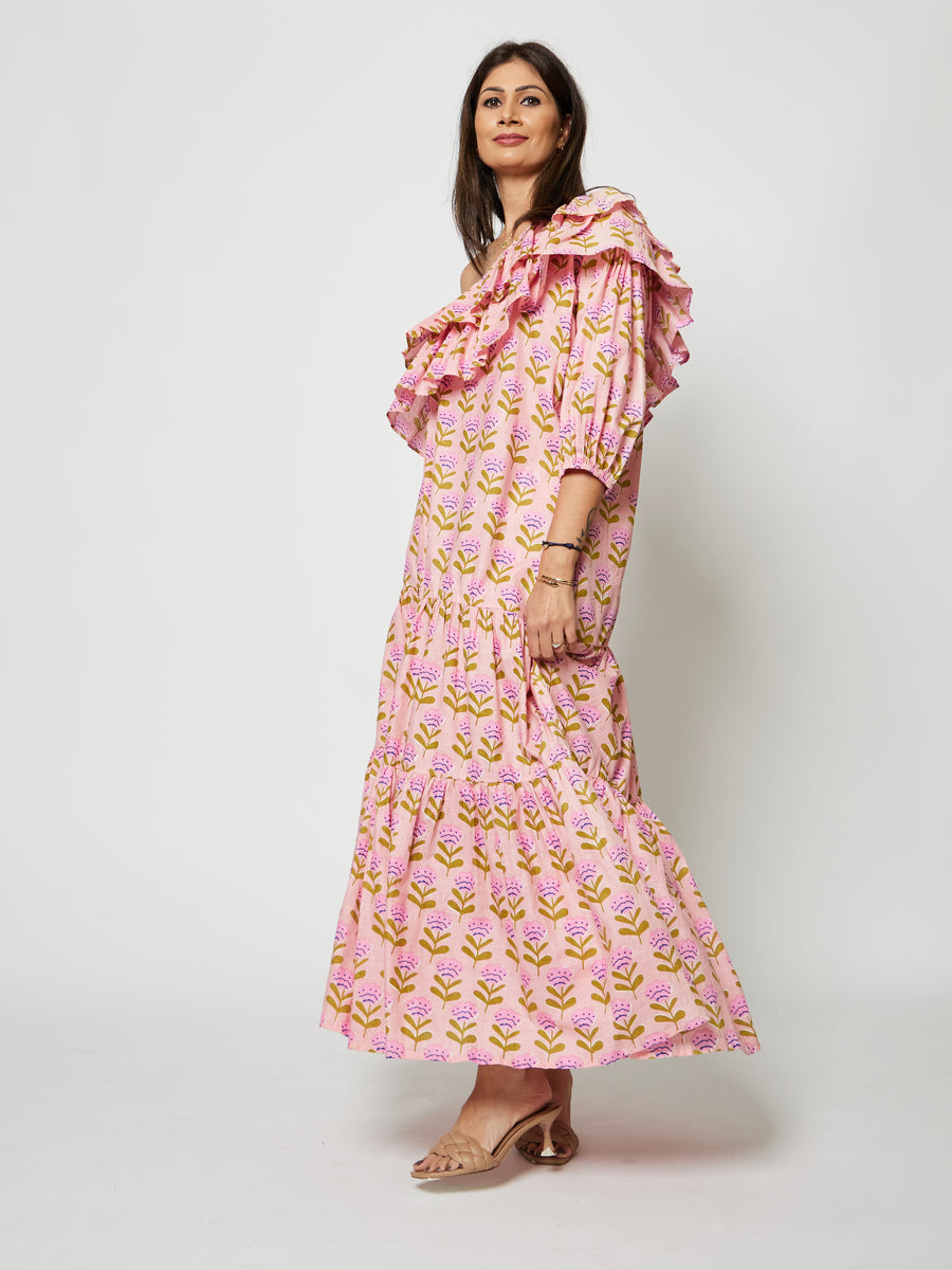 VEIL MIDI DRESS