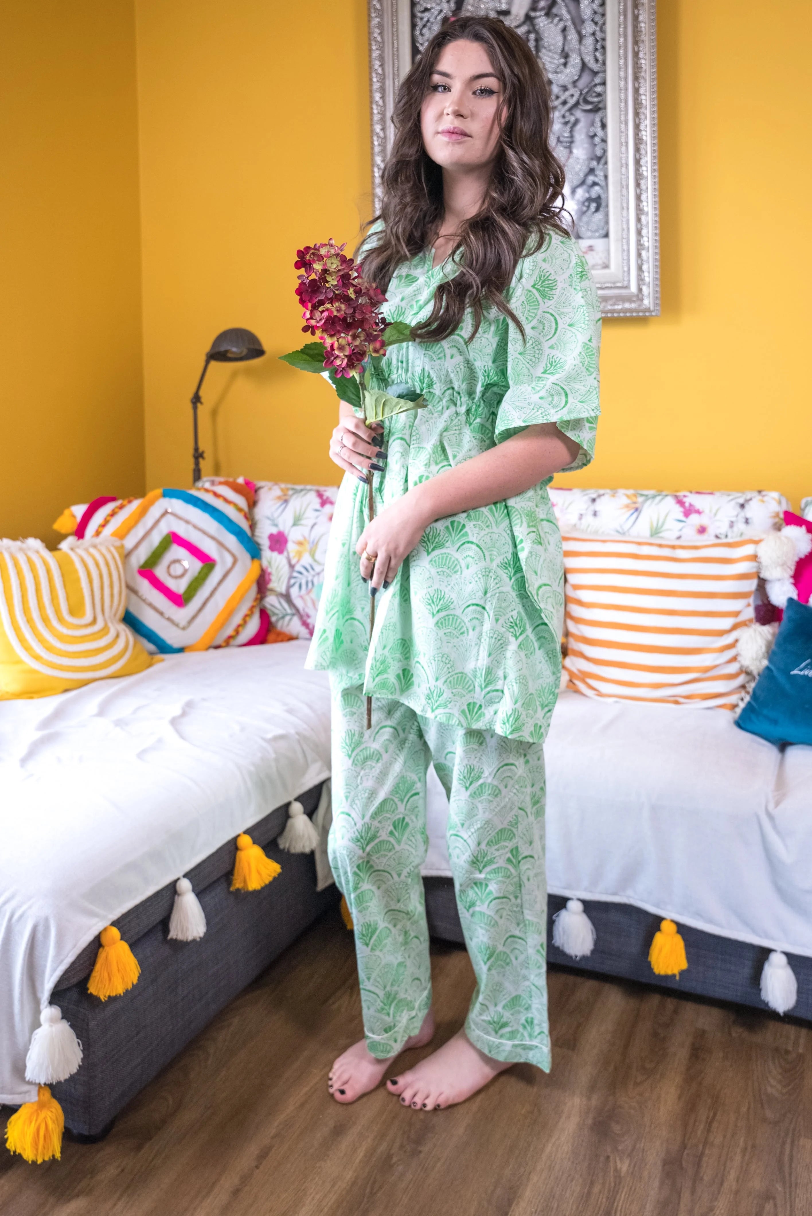 WHISPERING PALMS KAFTAN SET
